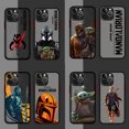 thumbnail image 2 of Funda de teléfono de Star Wars The Mandalorians, carcasa trasera transparente mate para iPhone 15, 14, 13, 12, 11 Pro Max, X, XR, XSMax, 7, 8 Plus, 2 of 5