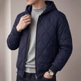 thumbnail image 5 of Mens Winter Jackets Zip Up Hooded Jackets Casual Jacket Men Coat Navy S, 5 of 7