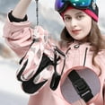 thumbnail image 3 of Aooww Snow Gloves for Women - Waterproof Touchscreen Winter Warm Ski and Snowboarding Gloves, Orange, 3 of 6