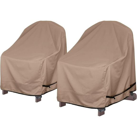 Waterproof Patio Adirondack Chair Cover 2 Pack for Outdoor Chair Size Upto 32W x 35D x 36H inch