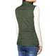 thumbnail image 3 of INSPIRE CHIC Chalecos de mujer con cuello alto, chaleco acolchado con cremallera 3XL Verde, 3 of 6