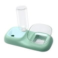 thumbnail image 1 of Juego de agua para gatos 2 en 1 Colco con botella de bebida de 500ml para perros pequeños y medianos, 1 of 7