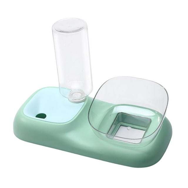 Juego de agua para gatos 2 en 1 Colco con botella de bebida de 500ml para perros pequeños y medianos