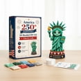 thumbnail image 2 of 250th Anniversary 3D Beaded DIY Kit, 4th of July Patriotic Liberty Lady DIY Bead Art Set, Beginner Friendly Handmade Bead Embroidery Ornament Gift for Craft Lovers, 2 of 5