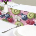 thumbnail image 4 of Yayeee Table Runner 90 inches Long Home Kitchen Dinning Party Decoration, Pink Blueberries, 4 of 7