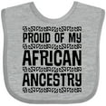 thumbnail image 3 of Inktastic Black History Proud African Ancestry Boys or Girls Baby Bib, 3 of 4