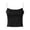 Black, variant on Fgnfyis Women's Tank Tops Women's Summer Neck Sleeveless Crop Tank Color Block Slim Fit Casual Summer Tops for Women Blue L