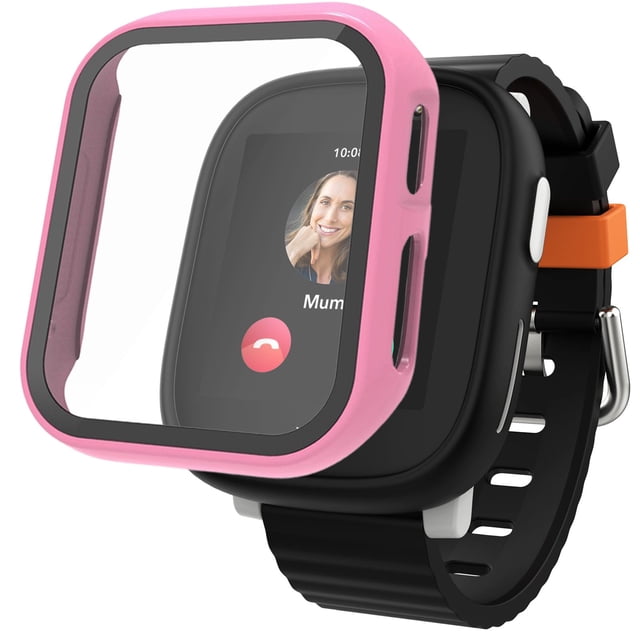Protective Case with Tempered Glass Film & PC for X6 Play Smartwatch - All-Encompassing Protection