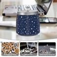 thumbnail image 5 of Stars on A Dark Blue Ashtray with Lid Outdoor Ashtrays for Patio Stainless Steel Ashtray Odorless Smokeless for Home Office Balcony, 5 of 7