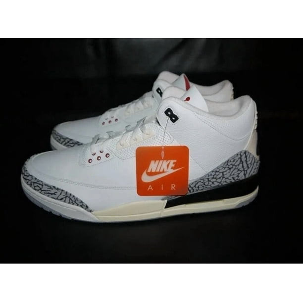 Ni - ke Air Jordan 3 Retro Ni - ke Reimagined White Cement DN3707-100 Mens Size 18 Shoes
