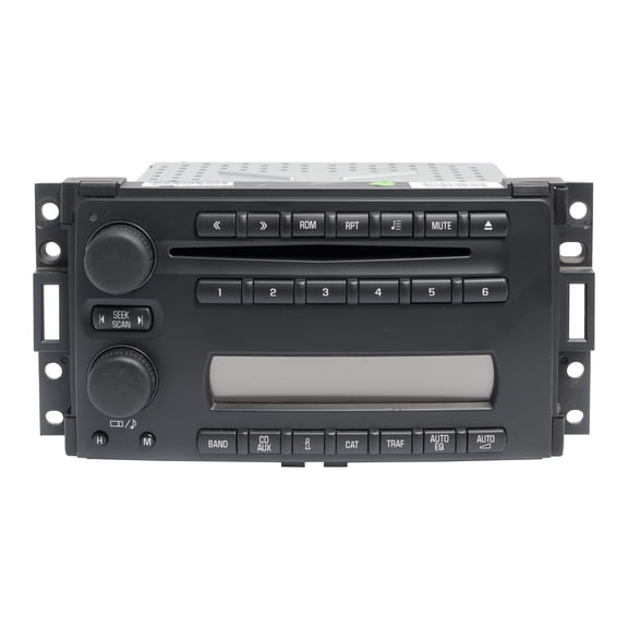 Restored 2005-07 Pontiac Montana AMFM Radio and CD Player Part Number 15224736 Option US8 (Refurbished)