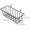 thumbnail image 5 of 4 Pack Wall Grid Panel Hanging Wire Basket,Grid Wall Storage Basket,Wall Mount Baskets Display Shelves for Kitchen,Home, 5 of 5