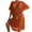 Orange, variant on Idoravan Beach Cover up for Women Clearance Women's New Fashion Beach Sexy Solid Hem Cover Up Swimwear