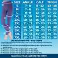 thumbnail image 4 of ABSOLUTE SUPPORT Medical Compression Leggings for Women 20-30 mmHg Purple, Small, 4 of 8