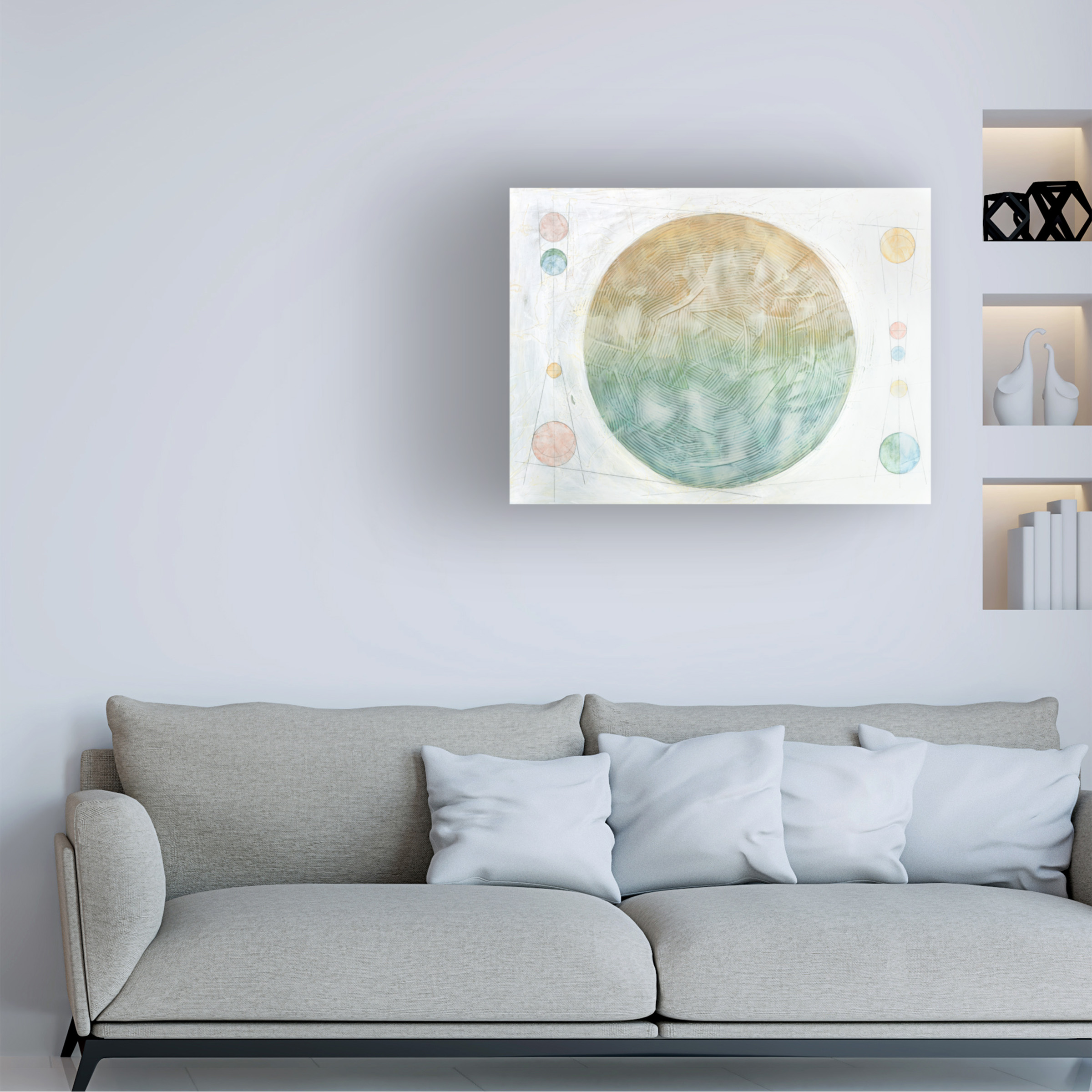 Renee W Stramel 'Celestial Skies II' Canvas Art