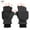 grey, variant on Women Men Thicken Driving Cycling Warm Convertible Touch Screen Gloves Sport Mittens Fingerless Gloves COFFEE L