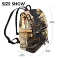 thumbnail image 2 of Easygdp Adorable Kitten On Mini Train Mochila de Cuero para Mujeres, Bolso de Hombro, Bolsos de Mano de Moda para Trabajo y Viajes, 2 of 4