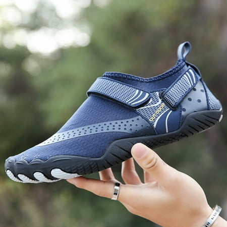 

Men s Quick-dry Barefoot Shoes With Adjustable Hook And Loop Lightweight Running Shoes For Hiking Fitness Swimming