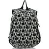 O3KCBP016 Obersee Mini Preschool All-in-One Backpack for Toddlers and Kids with integrated Insulated Cooler | Skulls
