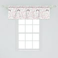 thumbnail image 2 of Ambesonne Unicorn Party Window Valance, Pink Elements, 54" X 18", Multicolor, 2 of 3
