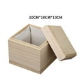 thumbnail image 2 of Caja de pino de madera caja de almacenamiento caja de embalaje forrada de madera, 2 of 8