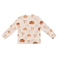 thumbnail image 5 of Halloween Knitted Sweater Cardigan for Girls Pumpkin Print Sweet Lovely Fall Long Sleeve Button Down Tops, 5 of 8