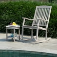 thumbnail image 4 of Solid Teak Wood Arie Outdoor Rocking Chair, 4 of 9