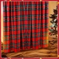 thumbnail image 7 of Christmas Red Plaid Curtains 52" w x 84" L Red Tartan Plaid Curtain Farmhouse Xmas Window Drapes for Living Room Bathroom Home Decoration, 7 of 7