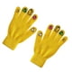 thumbnail image 4 of Guantes de uñas con diamantes de imitación para bricolaje, profesionales, mantienen el calor, engrosamiento, dedos completos, suaves, para manicura, amarillos, 4 of 12