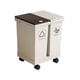 thumbnail image 2 of Cubo de basura de cocina con ruedas, contenedor de basura rectangular, impermeable. 40 litros, 2 of 7