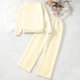 thumbnail image 4 of Cowsor Little Girls Outfits 2 Piece Toddler Long Sleeve Sweatshirt Leggings Pants Clothing Set, 4 of 5