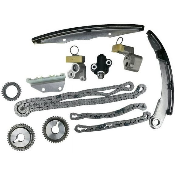 Front Timing Chain Kit - Compatible with 2005 - 2019 Nissan Frontier 4.0L V6 2006 2007 2008 2009 2010 2011 2012 2013 2014 2015 2016 2017 2018