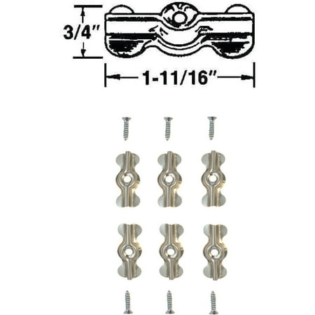 

Prime-Line Screen and Storm Panel Wing Clip (6 Count) PL7967 PL7967 263226