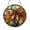 Acrylic 3.5 Inch, variant on Acorn Oak Leaf Window Suncatcher Stained Glass Style Hanging Decor, Autumn Botanical Decorative Glass Panel Art for Nature Window Decor