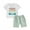 White, variant on Bagilaanoe 2pcs Newborn Easter Outfits Baby Boy Shorts Set Short Sleeve Print T Shirt Tops + Shorts 6M 12M 18M 24M Infant Casual Summer Clothes