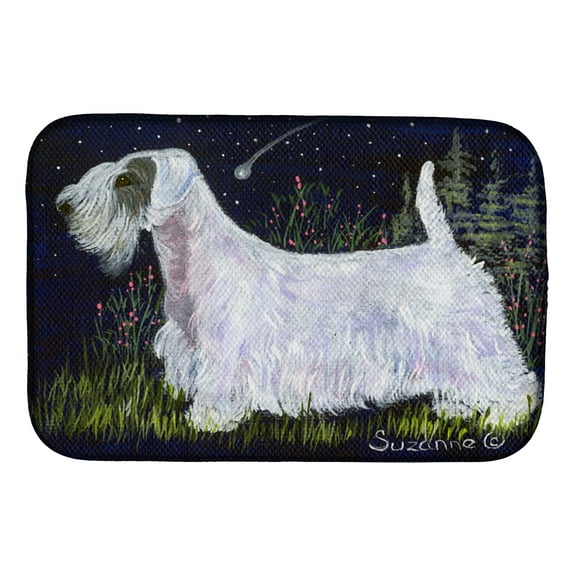 Sealyham Terrier Dish Drying Mat