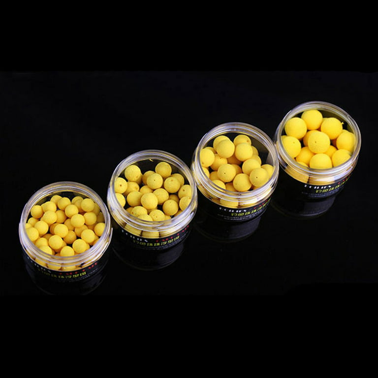 1 Bottle Catfish Carp Bait Real Fishing Food Smell Boilies P op Ups  Floating Ball Beads