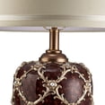 thumbnail image 3 of Lamp Benzara Benjara - Lámpara de mesa con forma de urna de poliresina, color marrón, 3 of 4