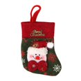 thumbnail image 2 of 2xRetro Calcetín de Navidad Árbol de Navidad Decoración colgante Cubiertos colgantes Macarena Tela no tejida Xas Stocking, 2 of 7