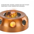 thumbnail image 2 of Advancent Calentador de tetera para acampar, repuesto portátil desmontable, recubierto de Color sólido, accesorios de Base para estufa de Picnic al aire Cocina y Comedor Bronce Advancent HA079559-02, 2 of 6