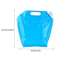 thumbnail image 4 of Greeniant Bolsas de agua para exteriores de 5L, plegables, plegables, para acampar, para cocinar, contenedor de agua, bolsa transportadora, tanque de agua Ciclismo TYPE1 Greeniant HW0899-00, 4 of 6