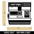 thumbnail image 2 of Vintage Instant Camera Photography Self-Inking Rubber Stamp Ink Stamper - Black Ink - Small 1 Inch, 2 of 7