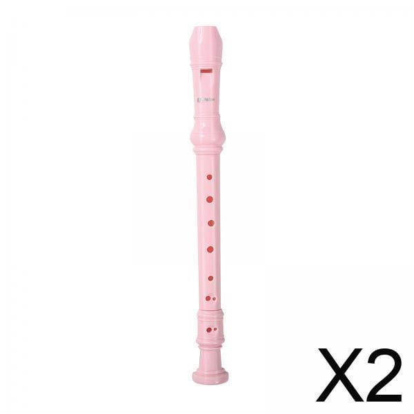 Flauta dulce soprano,Instrumento de flauta dulce Flauta soprano para principiantes,Flauta dulce soprano con llave C Instrumento de 8 orificios,Flauta dulce soprano alemana 8 Instrumento con