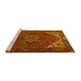 thumbnail image 2 of Ahgly Company Machine Washable Indoor Rectangle Persian Yellow Traditional Area Rugs, 3' x 5', 2 of 4