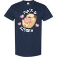 thumbnail image 3 of Inktastic Valentines Day Pugs and Kisses with Pink Hearts T-Shirt, 3 of 5