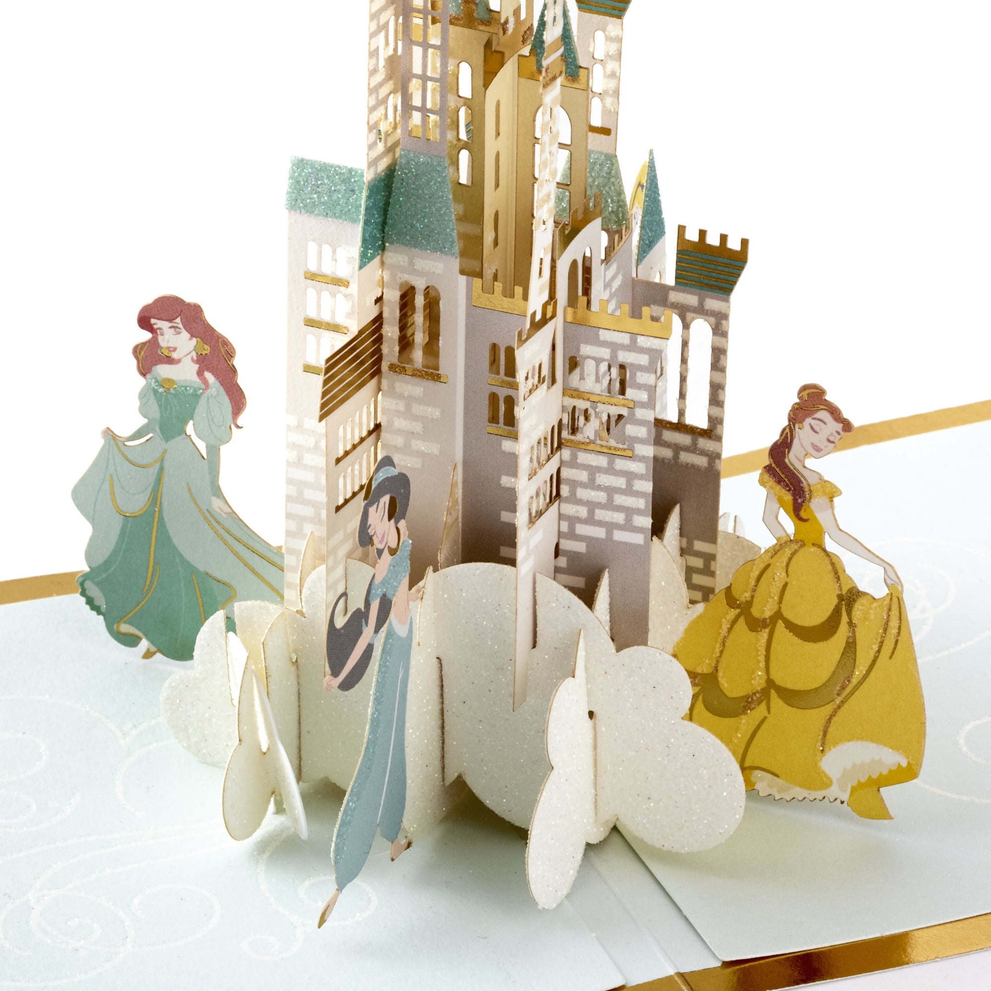 Hallmark Signature Paper Wonder Disney Princess 3D Pop-Up Card for Birthdays, Graduations or Just Because (Dream Big)