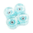 thumbnail image 3 of MAGIDEAL 4 Pieces Skateboard Wheels Longboard Wheels Transparent PU Luminous Smooth Parts White, 3 of 8