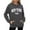 Dark Gray, variant on Hpapadks Women's Fashion Hoodies Oversized City Print Long Sleeve Drawstring Large Pocket Hooded Sweatshirts for Women Khaki S