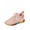 Pink, variant on Gabby Rainbow Sole Lace Up Look Slip On Fashion Sneaker ( Pink, 8.5)