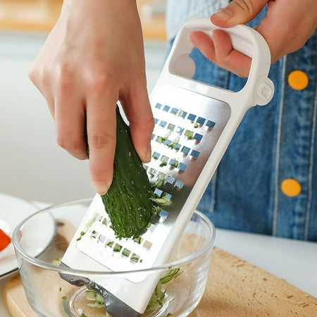 

BadyminCSL Box Grater with Handle for Cheese Vegetables Ginger Handheld Food Shredde
